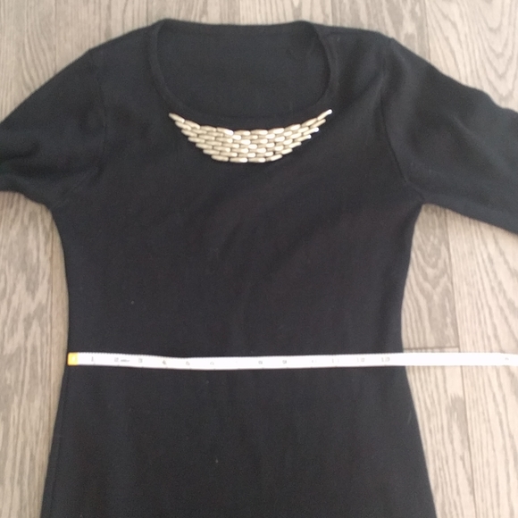 Beautiful black knitting dress 🍀🍀👗 - Picture 7 of 8